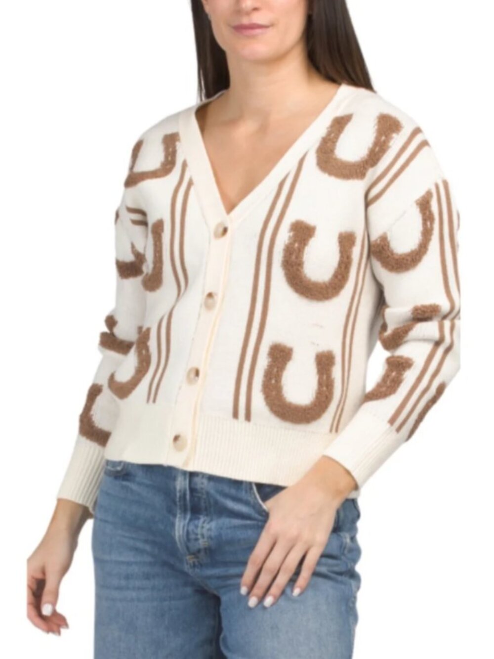 KAILY K Horseshoe Cardigan Medium